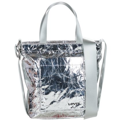 Borsa a spalla donna Levis  MINI ICON TOTE  Argento Levis 7626725540725