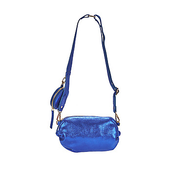 Borsa a spalla donna Petite Mendigote  BANANA  Blu Petite Mendigote 3663380013083