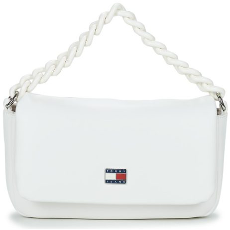 Borsa a spalla donna Tommy Jeans  TJW CITY-WIDE FLAP CROSSOVER  Bianco Tommy Jeans 8720646512300