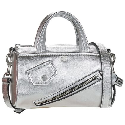 Borsa a tracolla donna Karl Lagerfeld  K/BIKER SM CROSSBODY  Argento Karl Lagerfeld 8720744482604