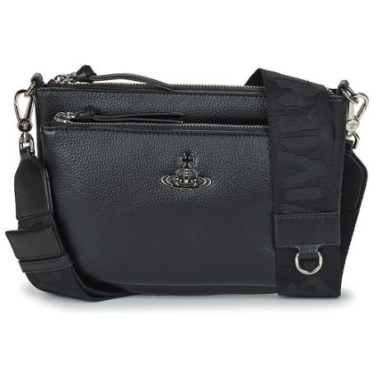 Borsa a tracolla donna Vivienne Westwood  PENNY DB POUCH CROSSBODY  Nero Vivienne Westwood 8050889707554