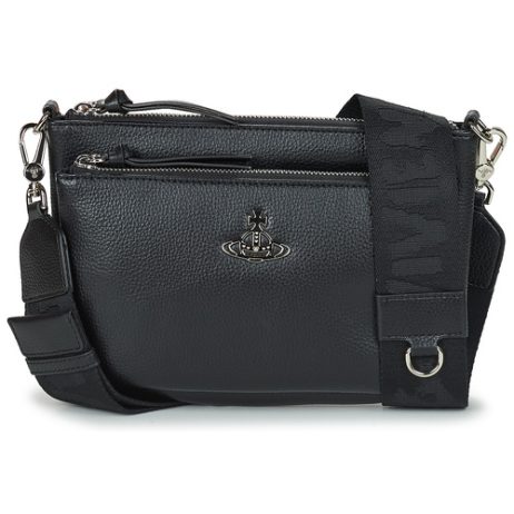 Borsa a tracolla donna Vivienne Westwood  PENNY DB POUCH CROSSBODY  Nero Vivienne Westwood 8050889707554