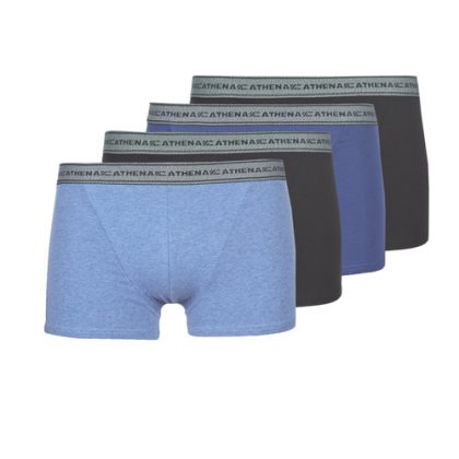 Boxer uomo Athena  BASIC COTON  Blu Athena 3106437677741