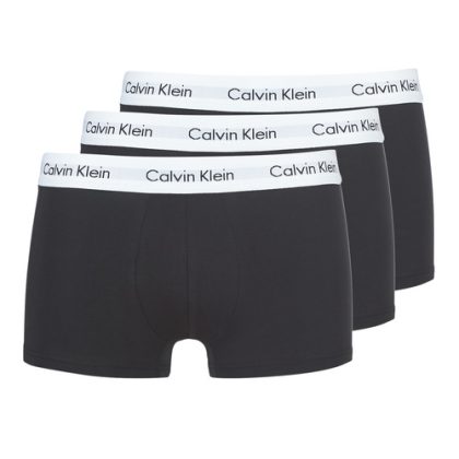 Boxer uomo Calvin Klein Jeans  COTTON STRECH LOW RISE TRUNK X 3  Nero Calvin Klein Jeans 5051145736885