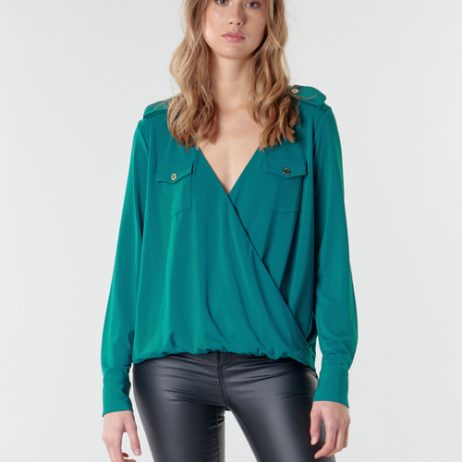 Camicetta-SALLY-CREPE-TOP-Verde-1