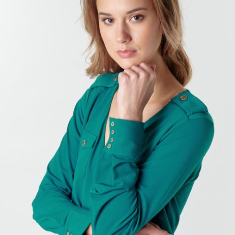 Camicetta-SALLY-CREPE-TOP-Verde-4