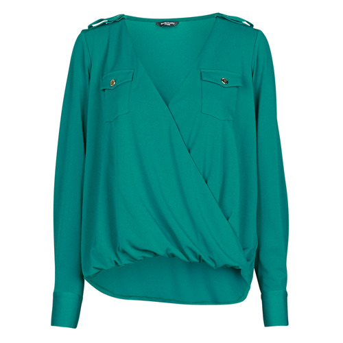 Camicetta    SALLY CREPE TOP  Verde