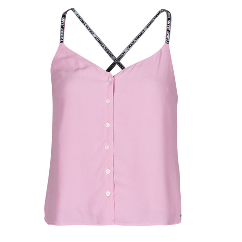 Camicetta    TJW CAMI TOP BUTTON THRU  Rosa