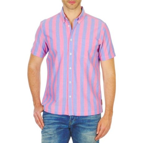 Camicia a maniche corte uomo Ben Sherman  BEMA00487S  Rosa Ben Sherman 5051755539609