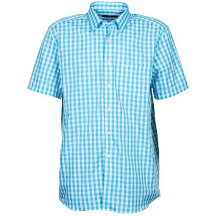 Camicia a maniche corte uomo Pierre Cardin  539236202-140  Blu Pierre Cardin 3607807375125