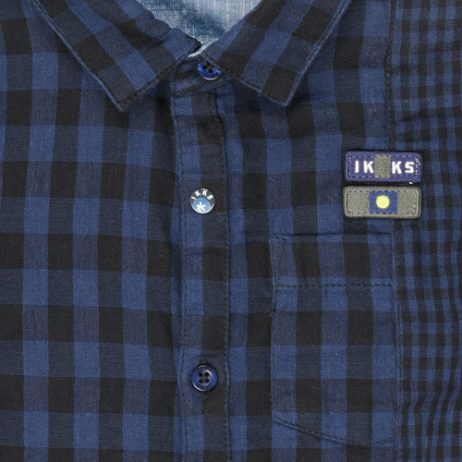 Camicia-a-maniche-lunghe-ragazzo-Ikks-XR12123-Blu-Ikks-3605443255818-2