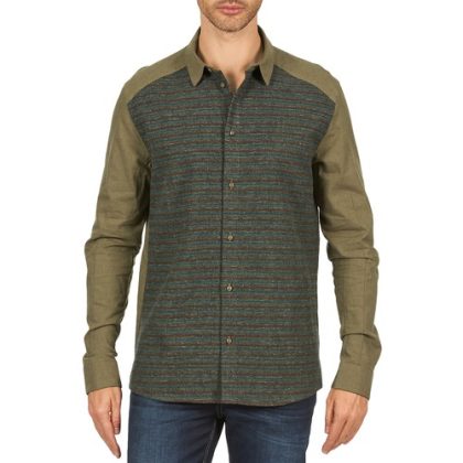 Eleven Paris VRAPP MEN Vert Chemise manches longues Homme 59.95