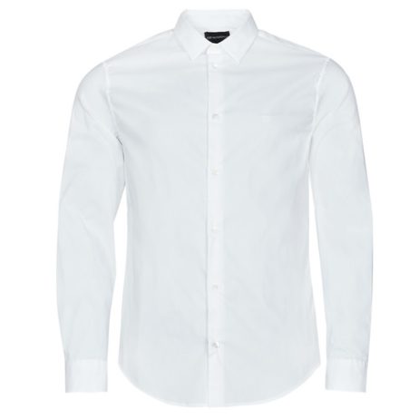 Camicia a maniche lunghe uomo Emporio Armani  8N1C09  Bianco Emporio Armani 8052130007871