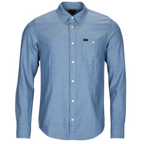 Camicia a maniche lunghe uomo Lee  LEESURE SHIRT  Blu Lee 5401019131900