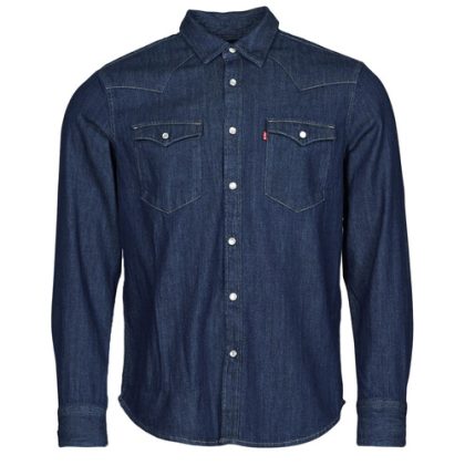 Camicia a maniche lunghe uomo Levis  BARSTOW WESTERN STANDARD  Marine Levis 5400816925668