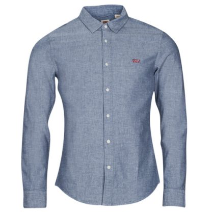 Camicia a maniche lunghe uomo Levis  LS BATTERY HM SHIRT SLIM  Blu Levis 5401043438624