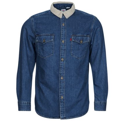 Camicia a maniche lunghe uomo Levis  RELAXED FIT WESTERN  Blu Levis 5401043538690