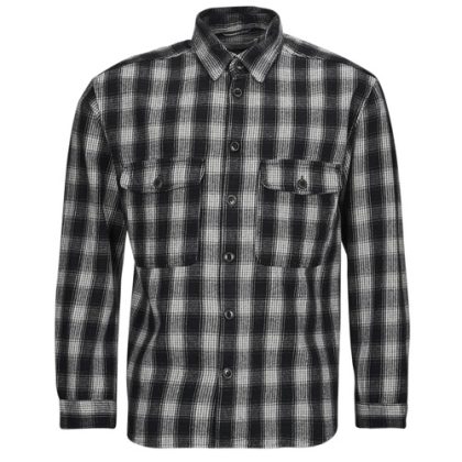 Camicia a maniche lunghe uomo Selected  SLHLOOSEMASON-FLANNEL OVERSHIRT NOOS  Marine Selected 5715425838231