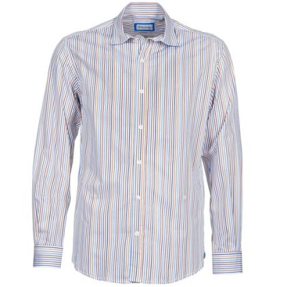 Camicia a maniche lunghe uomo Serge Blanco  DORILANDO  Blu Serge Blanco 3608906010184