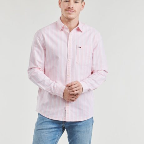 Camicia-a-maniche-lunghe-uomo-Tommy-Jeans-TJM-REG-OXFORD-STRIPESHIRT-Rosa-Tommy-Jeans-8720645869214-1