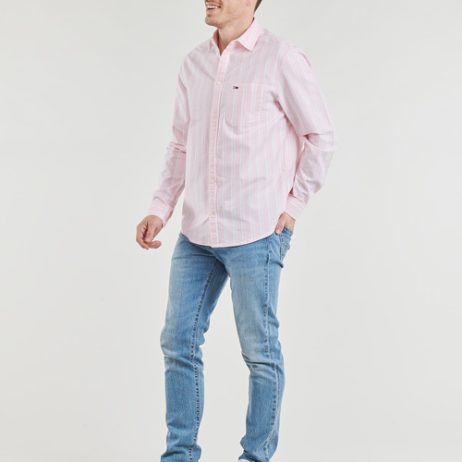 Camicia-a-maniche-lunghe-uomo-Tommy-Jeans-TJM-REG-OXFORD-STRIPESHIRT-Rosa-Tommy-Jeans-8720645869214-2