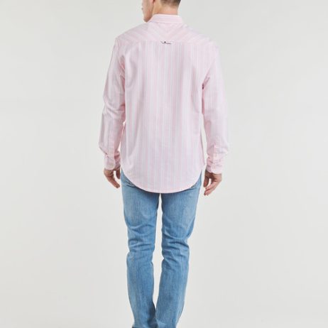 Camicia-a-maniche-lunghe-uomo-Tommy-Jeans-TJM-REG-OXFORD-STRIPESHIRT-Rosa-Tommy-Jeans-8720645869214-3