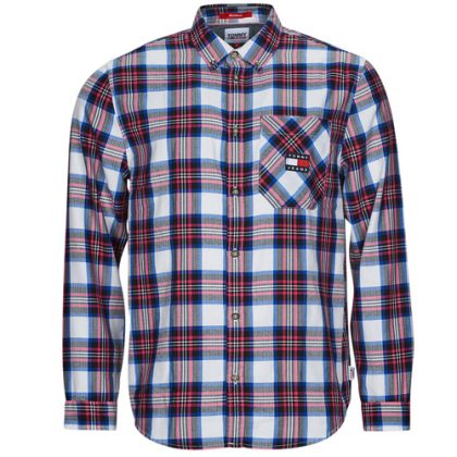 Camicia a maniche lunghe uomo Tommy Jeans  TJM RELAXED FLANNEL SHIRT  Multicolore Tommy Jeans 8720642307207