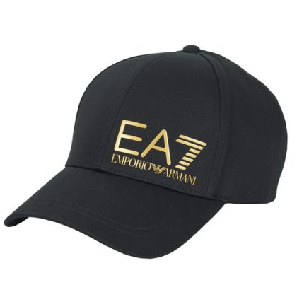 Cappellino uomo Emporio Armani EA7  TRAIN CORE ID U LOGO CAP  Nero Emporio Armani EA7 8053616387449