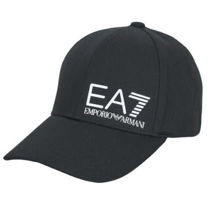 Cappellino uomo Emporio Armani EA7  TRAIN CORE U CAP LOGO - TRAIN CORE ID U LOGO CAP  Nero Emporio Armani EA7 8053616387463