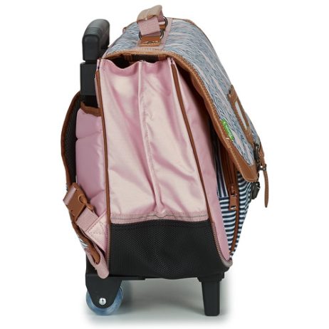 Cartella con rotelle ragazza Tann's  CREATION FLORE TROLLEY CARTABLE 38 CM  Rosa Tann's 3662498039831