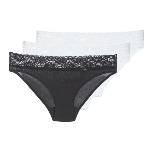 Culotte e slip    COTON FEMININE X3  Nero