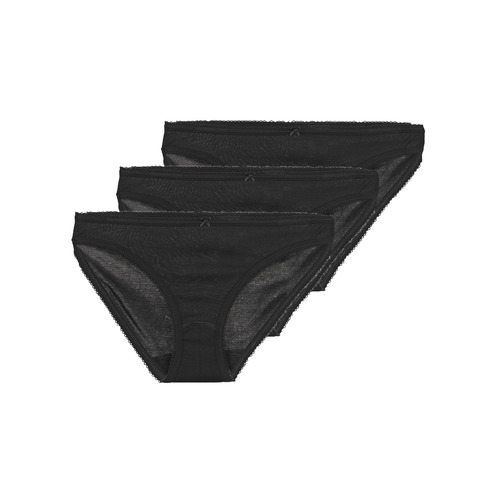 Culotte e slip    CULOTTE COTON X3  Nero