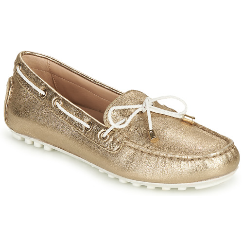 Geox D LEELYAN C Gold Women s boat shoes 90.95