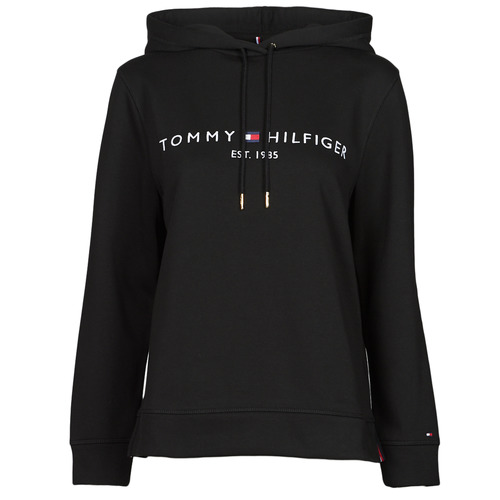 Tommy Hilfiger HERITAGE HILFIGER HOODIE LS Black Women s Sweatshirt 103.95