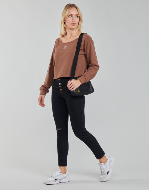 Felpa-SLOUCHY-CREW-Marrone-2