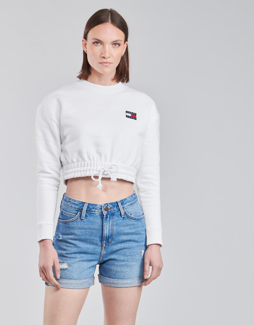 Felpa-TJW-SUPER-CROPPED-BADGE-CREW-Bianco-1