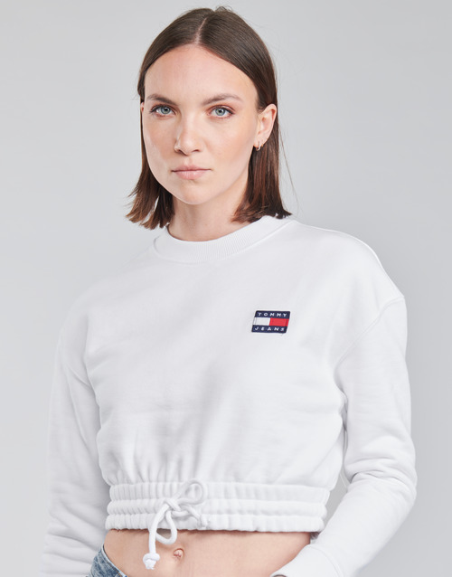 Felpa-TJW-SUPER-CROPPED-BADGE-CREW-Bianco-4