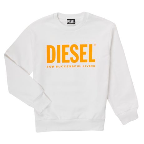 Felpa ragazza Diesel  SCREWDIVISION-LOGOX  Bianco Diesel 8053284491462