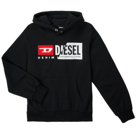 Felpa ragazza Diesel  SGIRKHOODCUTYX OVER  Nero Diesel 8053284244129