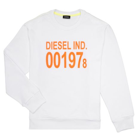 Felpa ragazzo Diesel  SGIRKJ3  Bianco Diesel 8053284138022