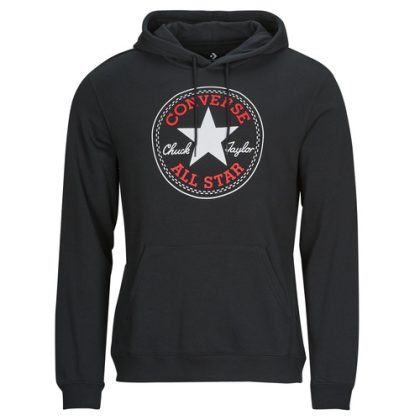 Felpa uomo Converse  GO-TO ALL STAR PATCH FLEECE PULLOVER HOODIE  Nero Converse 194434111477