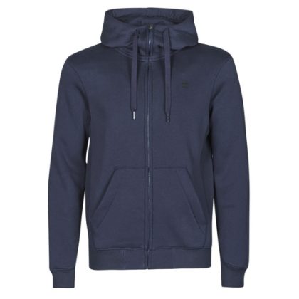 Felpa uomo G-Star Raw  PREMIUM BASIC HOODED ZIP SWEATER  Blu G-Star Raw 8719768798426