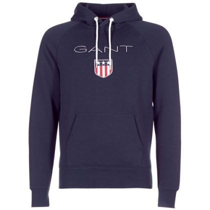 Felpa uomo Gant  GANT SHIELD SWEAT HOODIE  Blu Gant 7325701686326