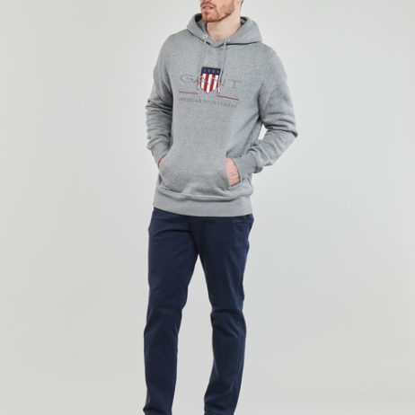 Felpa-uomo-Gant-REG-SHIELD-HOODIE-Grigio-Gant-7325707170218-2