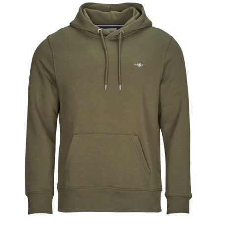 Felpa uomo Gant  REG SHIELD HOODIE  Kaki Gant 7325707163531