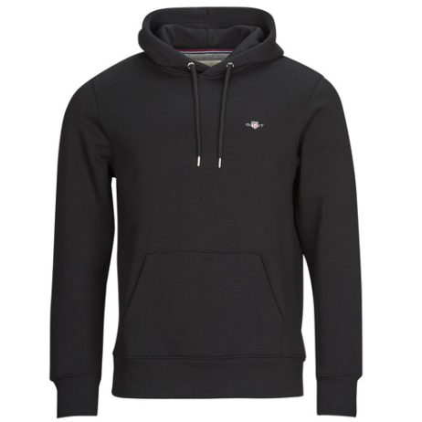 Felpa uomo Gant  REG SHIELD HOODIE  Nero Gant 7325707163173