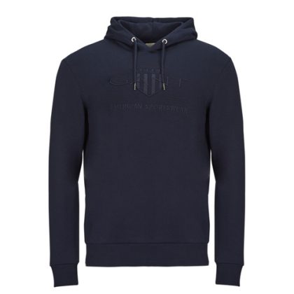 Felpa uomo Gant  REG TONAL SHIELD HOODIE  Marine Gant 7325706686000