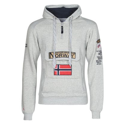 Felpa uomo Geographical Norway  GYMCLASS  Grigio Geographical Norway 3543115274272