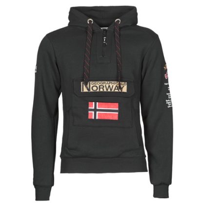 Felpa uomo Geographical Norway  GYMCLASS  Nero Geographical Norway 3543115274159