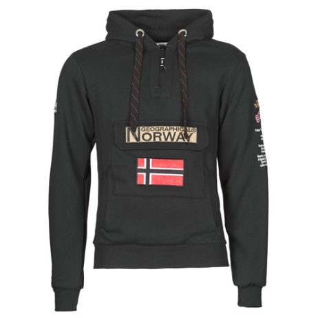 Felpa uomo Geographical Norway  GYMCLASS  Nero Geographical Norway 3543115274159